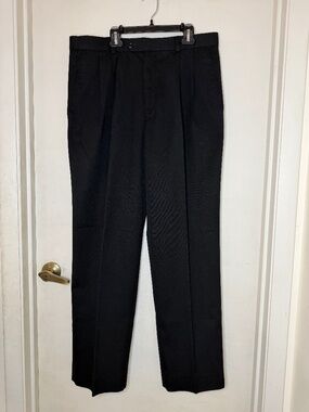 Men’s Black Dress Pants By David Taylor Size 36X32